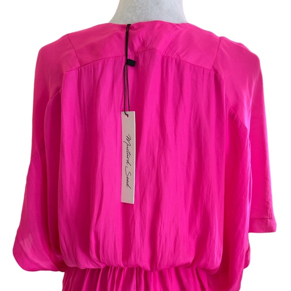 NWT Mustard Seed Here With You Hot Pink Kimono Sleeve Blouse - S - Picture 8 of 13